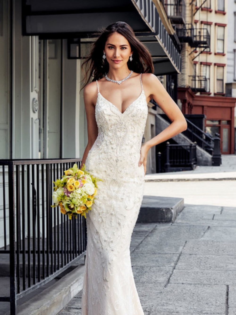 Kitty Chen Designer Wedding Dress K1885 Tyra Blush Size 12 🔥🔥🔥